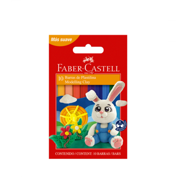 r66mhxzn065sxlg96fc7.png Plasticina x10 Colores Faber-Castell