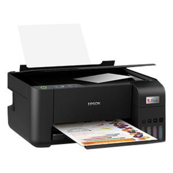 Epson EcoTank L3210 - Impresora multifunción - color - chorro de tinta - rellenable - 216 x 297 mm (original) - 215.9 x 1200 mm (material)...