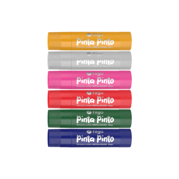 Tempera Solida Metalizada x6 Filgo