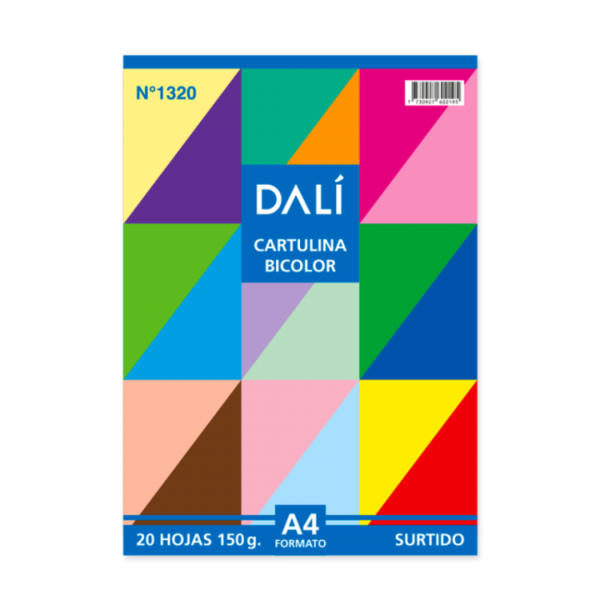 xu6p9m97zczwqz8jieet.png Cartulina Bicolor A4 x20 DALI