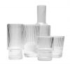 Set x6 vaso 400ml rayas relieve jade - imagen 2