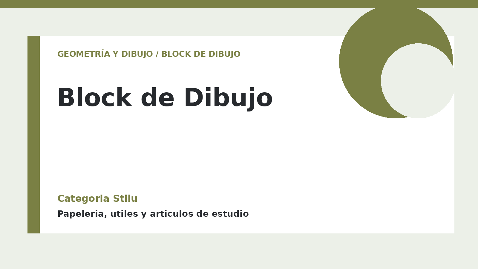 Block de Dibujo - categoria Stilu Block de Dibujo - categoria Stilu