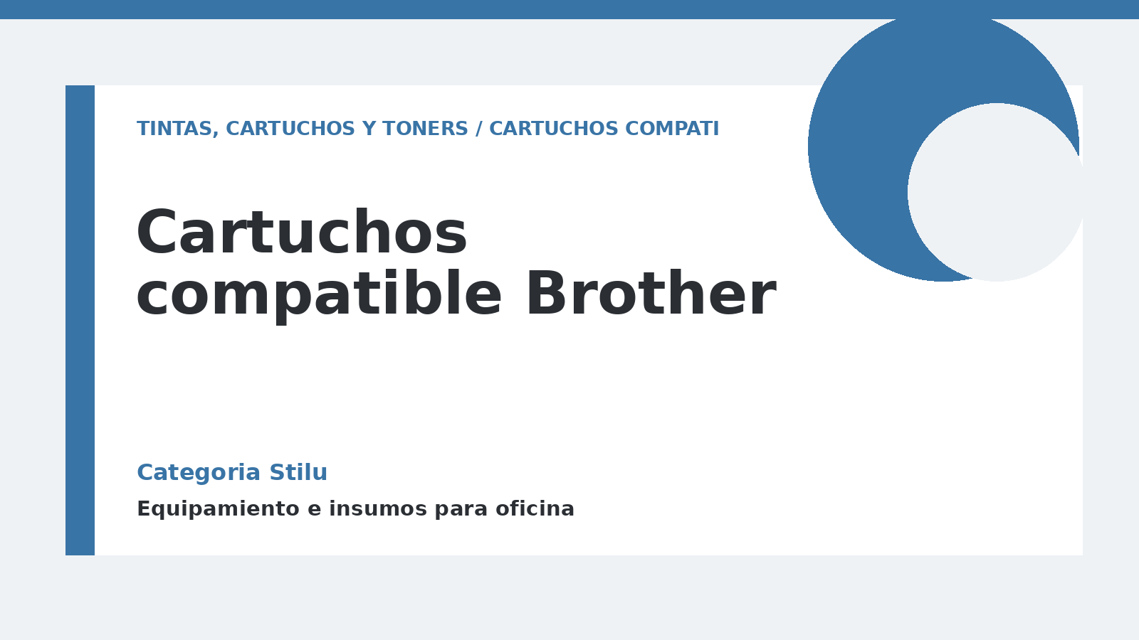 Cartuchos compatible Brother - categoria Stilu