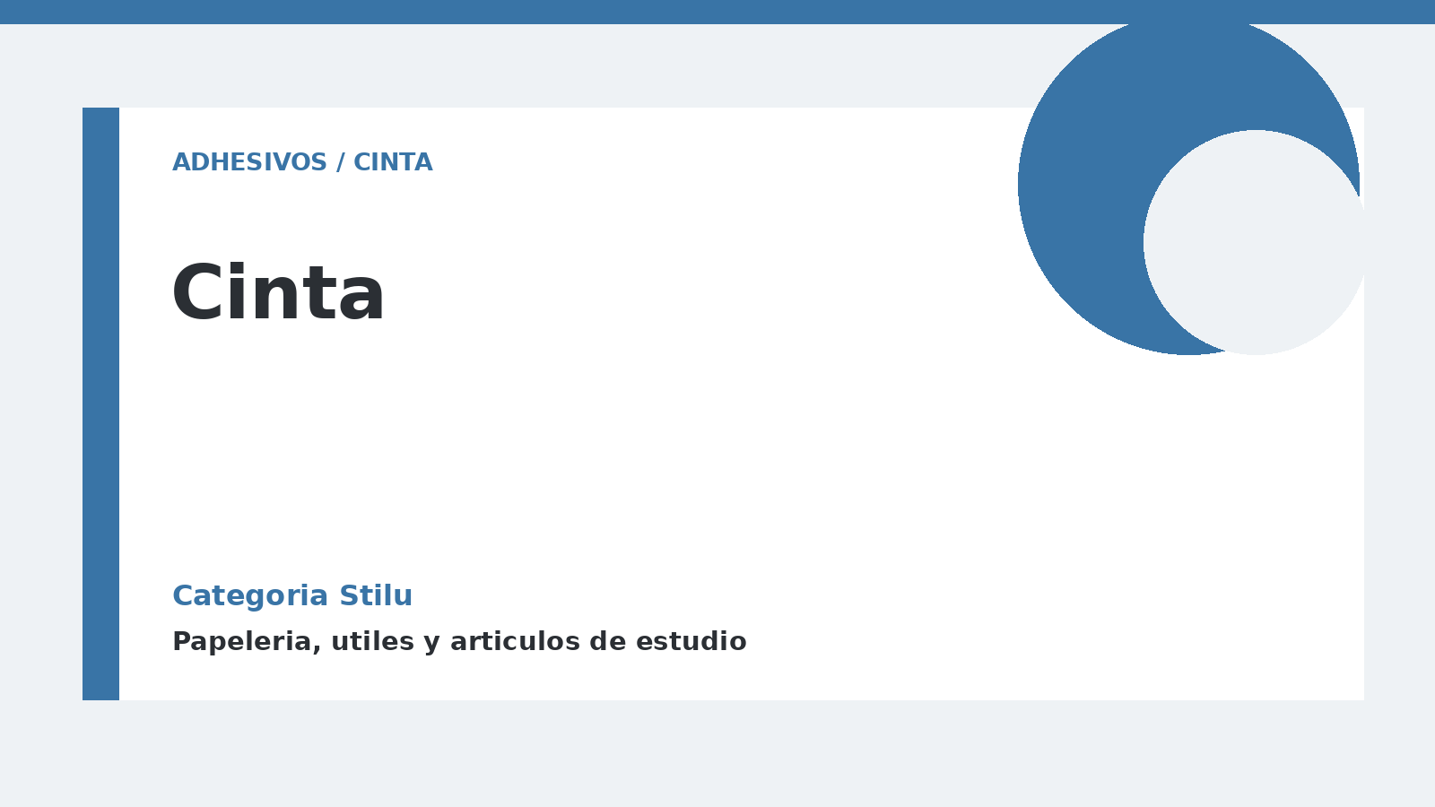 Cinta - categoria Stilu