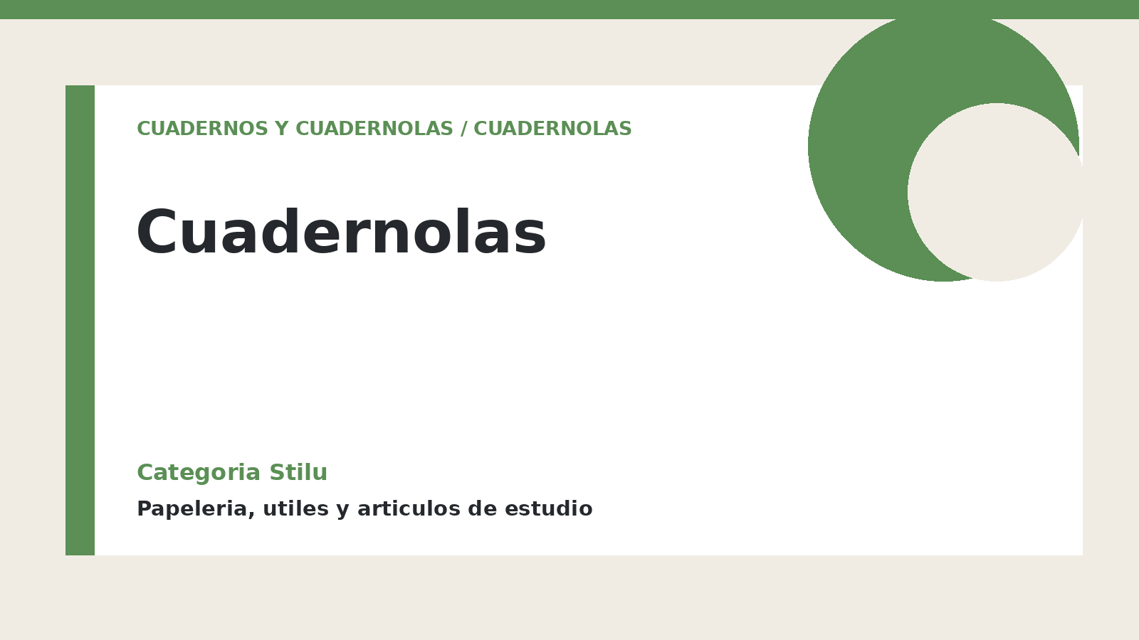 Cuadernolas - categoria Stilu