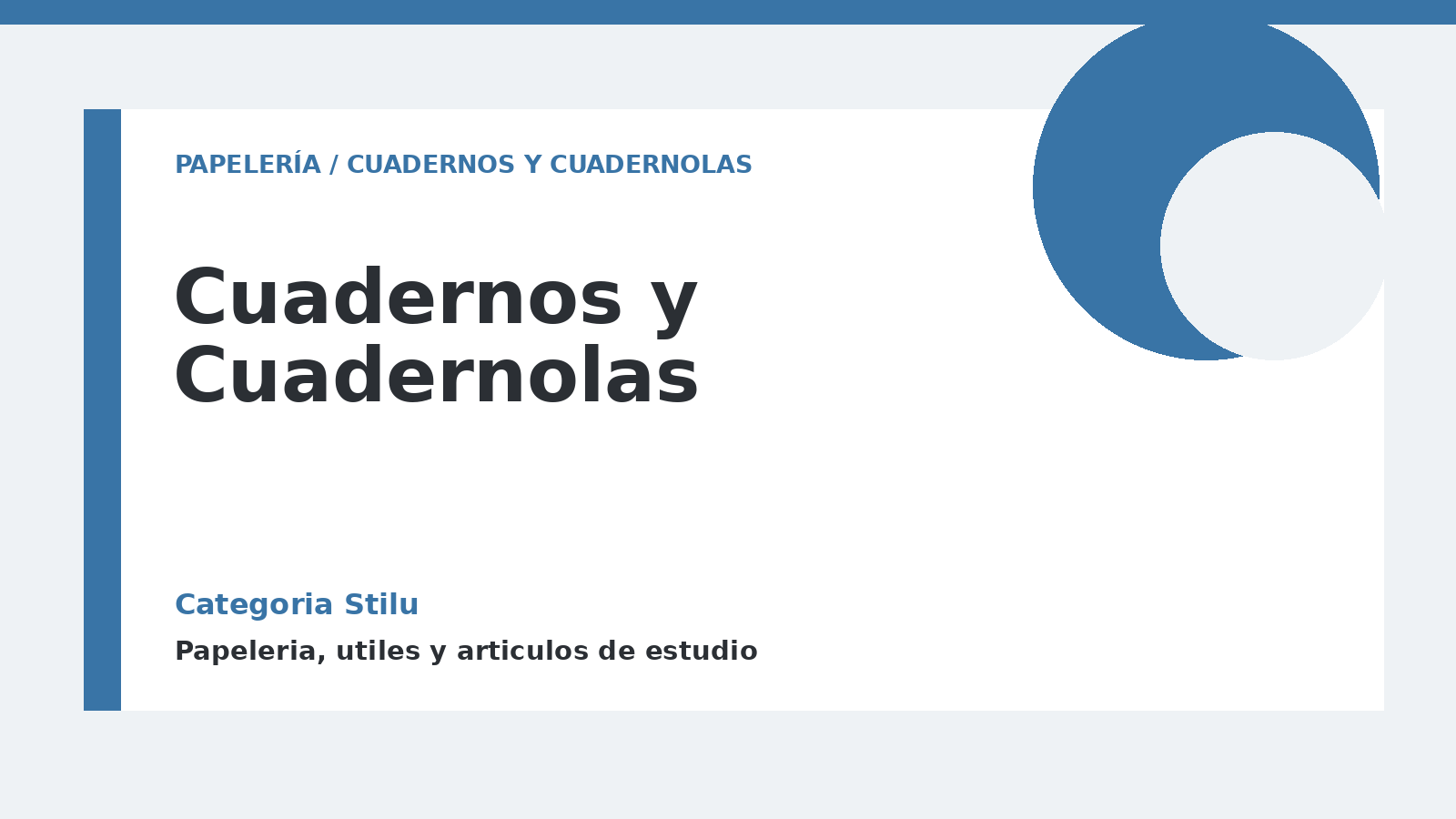 Cuadernos y Cuadernolas - categoria Stilu