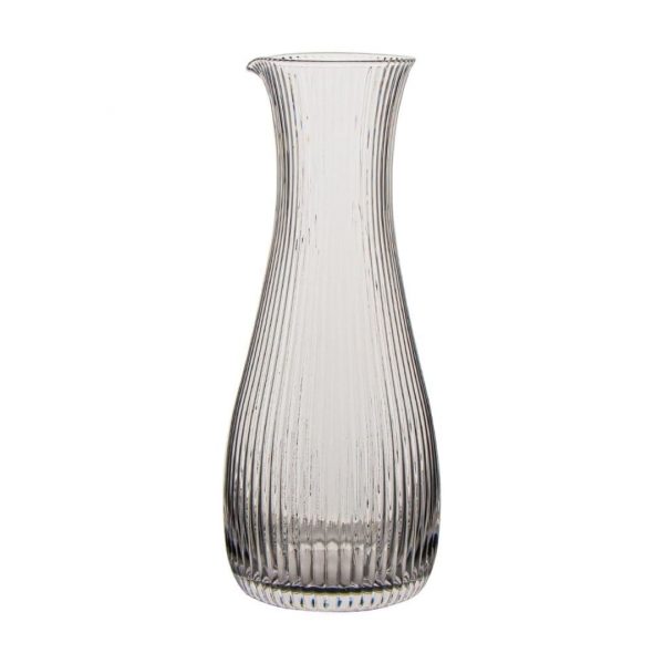 Decanter vidrio 1.7l incoloro acanalado