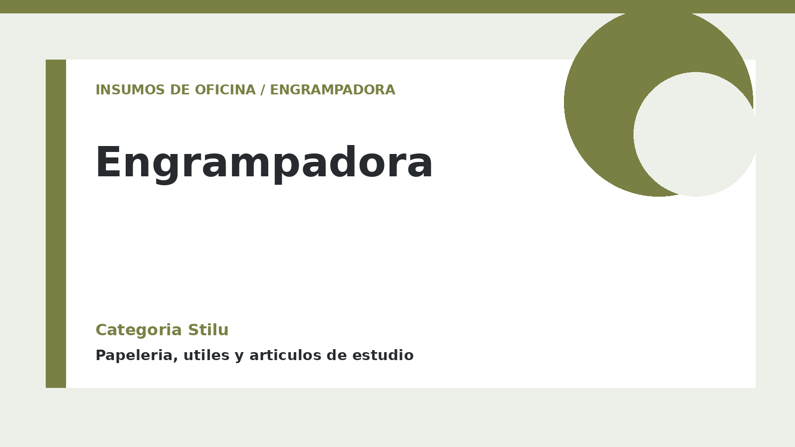 Engrampadora - categoria Stilu Engrampadora - categoria Stilu