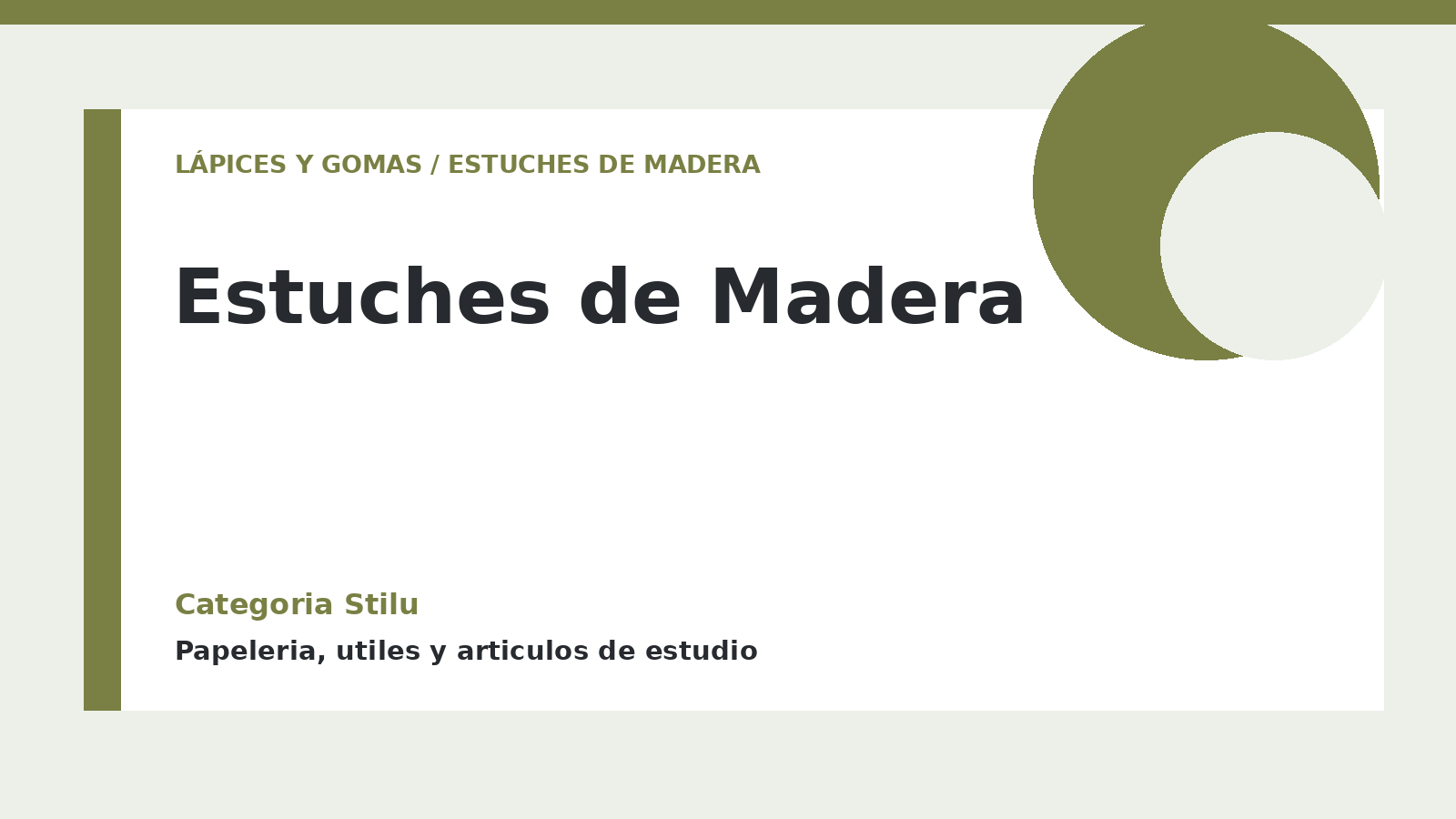 Estuches de Madera - categoria Stilu