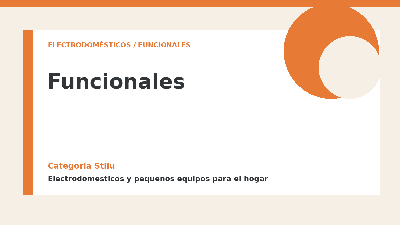 Funcionales - categoria Stilu