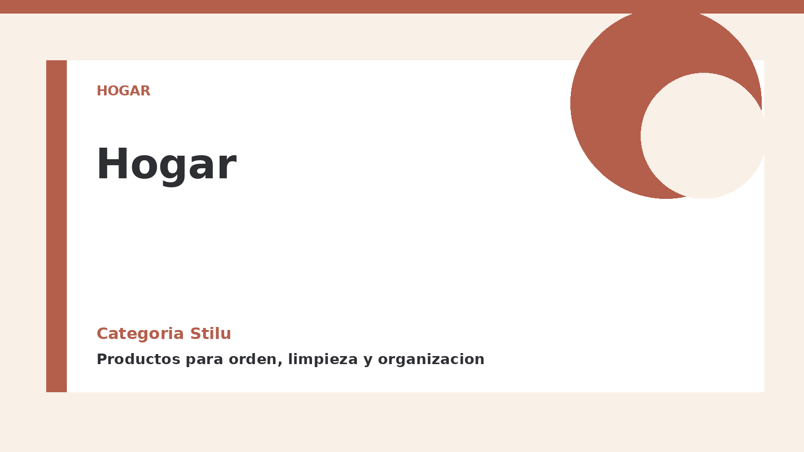Hogar - categoria Stilu