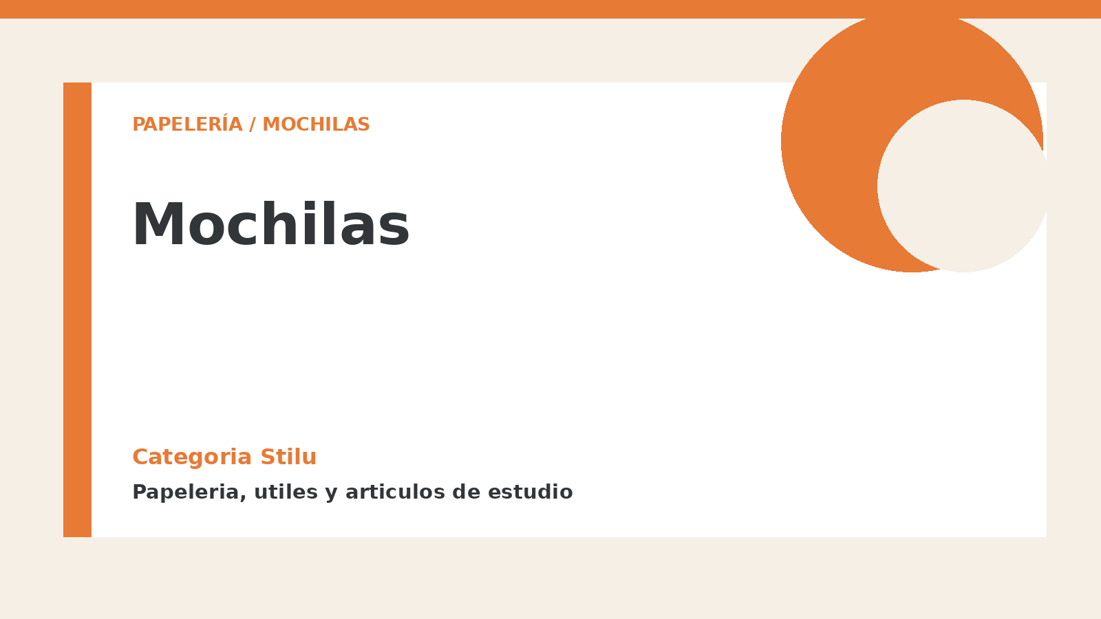 Mochilas - categoria Stilu
