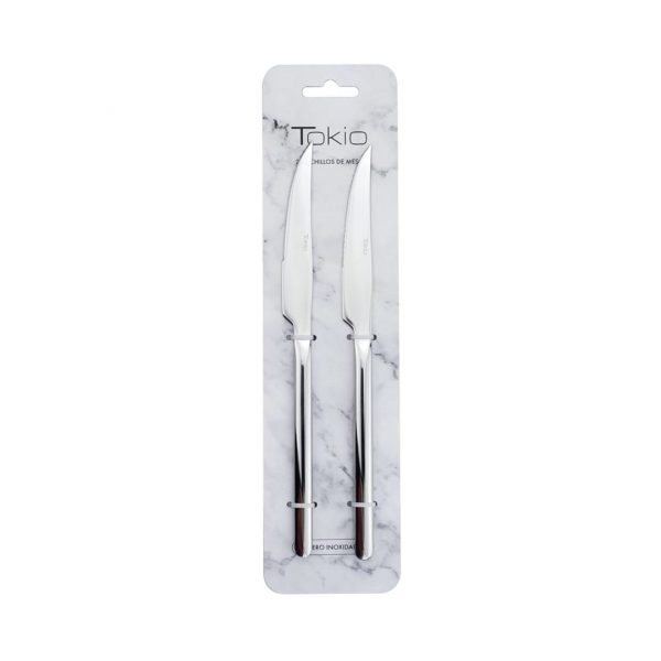Set x2 cuchillo de mesa 22.8cm acero tokio Set x2 cuchillo de mesa 22.8cm acero tokio