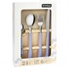 Set 24pzas ac.inox. mango hortensia inova di solle
