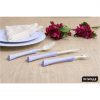 Set 24pzas ac.inox. mango hortensia inova di solle - imagen 2