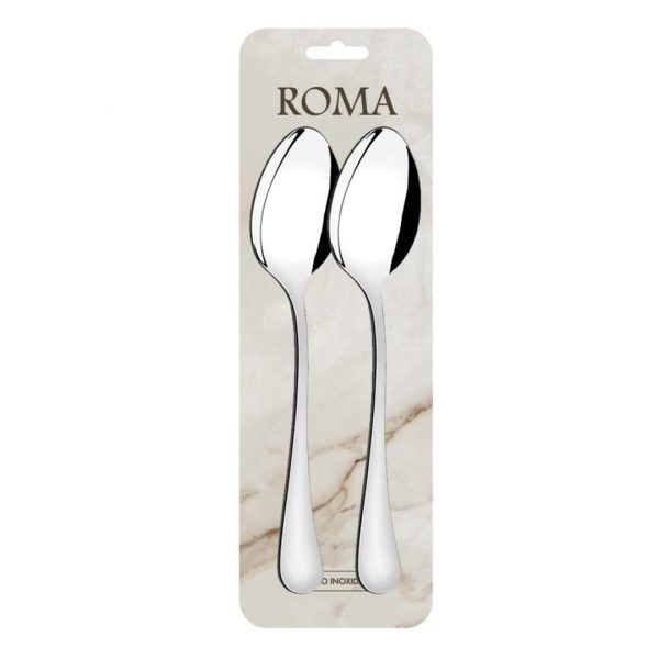 Set x2 cuchara de mesa 20cm acero roma Set x2 cuchara de mesa 20cm acero roma