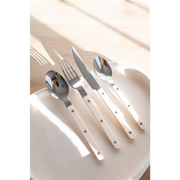 Set x2 cuchillo mesa 23cm ac mango beige toscana - imagen 3