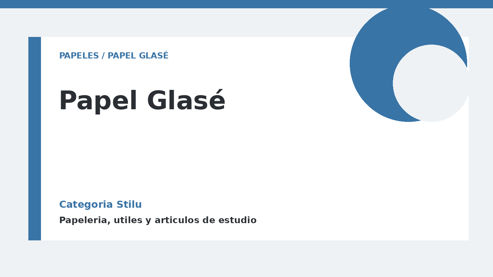 Papel Glasé - categoria Stilu