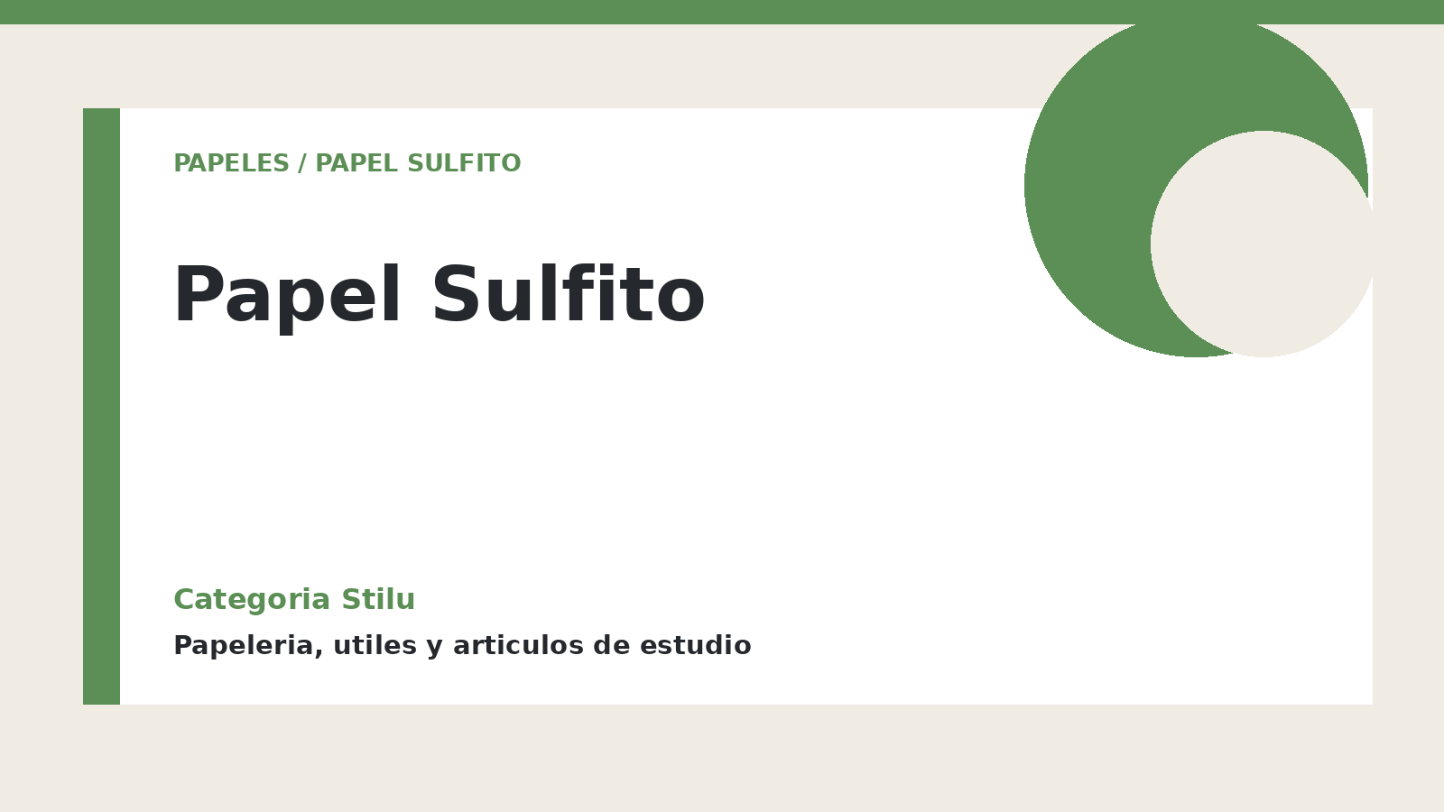Papel Sulfito - categoria Stilu