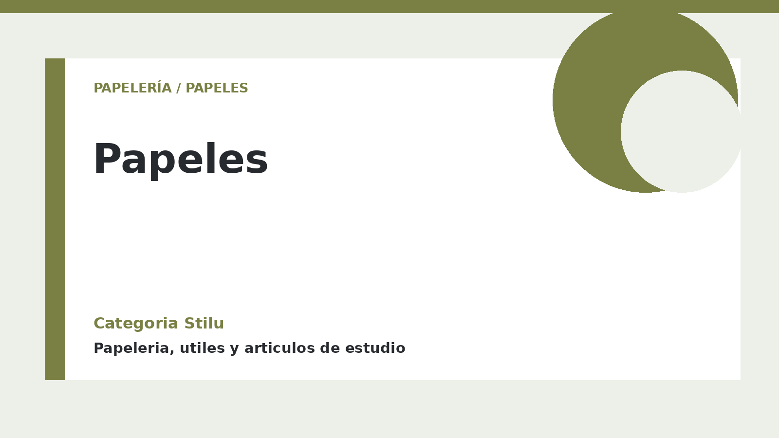 Papeles - categoria Stilu Papeles - categoria Stilu