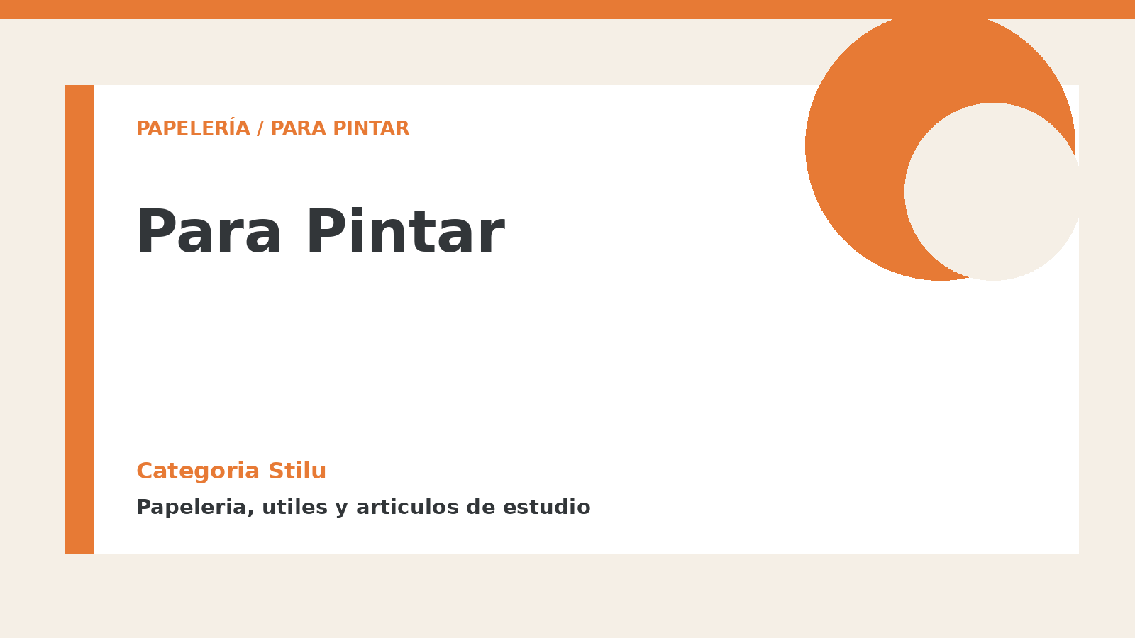 Para Pintar - categoria Stilu Para Pintar - categoria Stilu