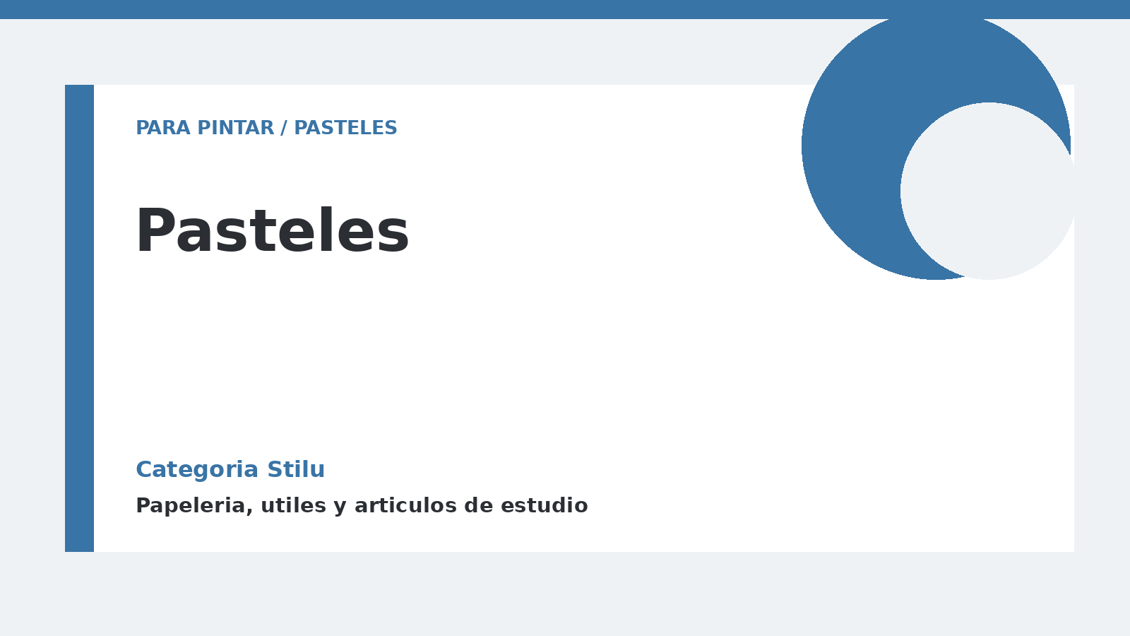 Pasteles - categoria Stilu Pasteles - categoria Stilu