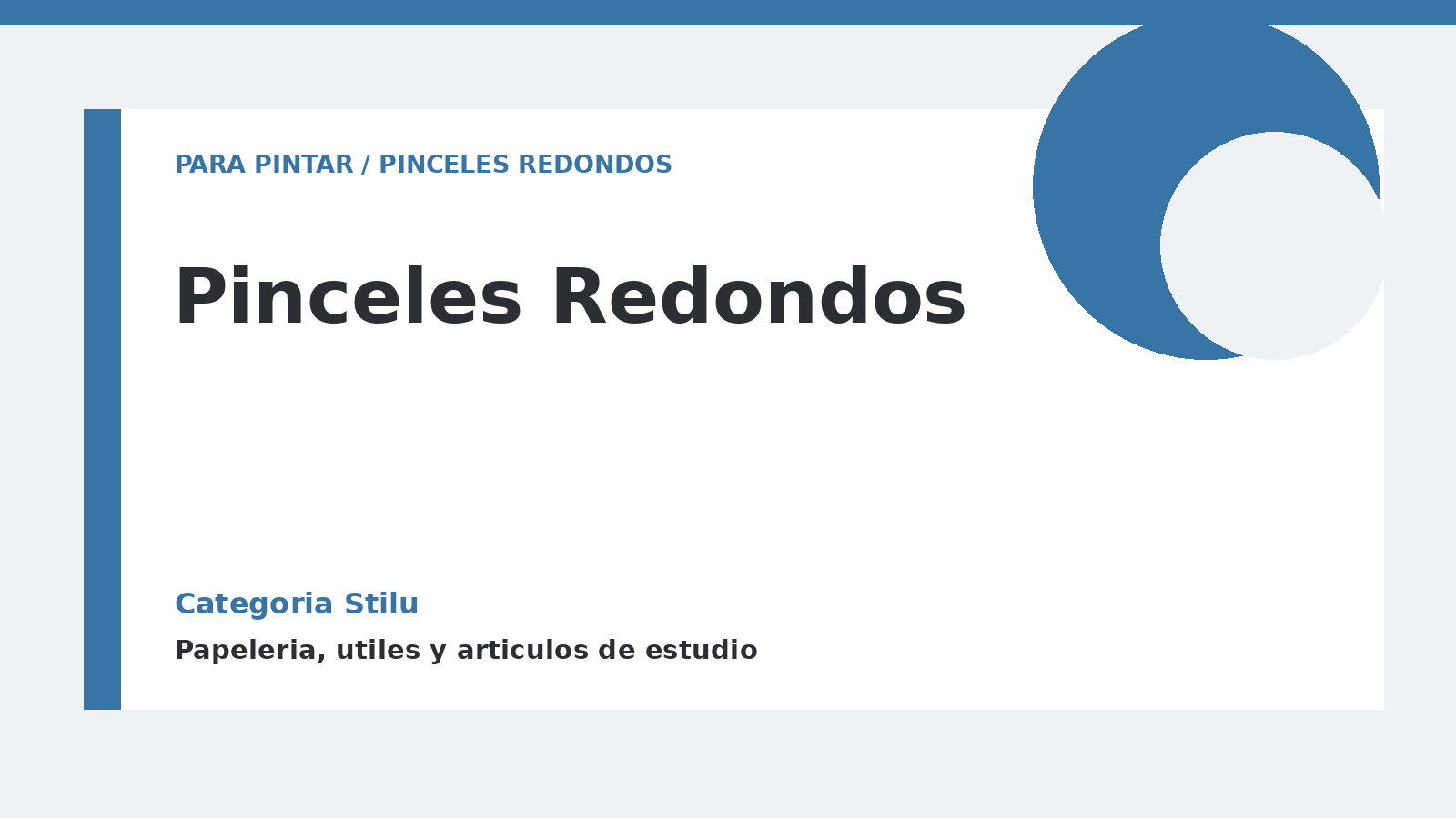 Pinceles Redondos - categoria Stilu Pinceles Redondos - categoria Stilu