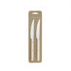 Set x2 cuchillo mesa 23cm ac mango beige toscana