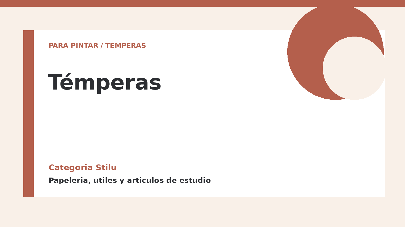 Témperas - categoria Stilu Témperas - categoria Stilu