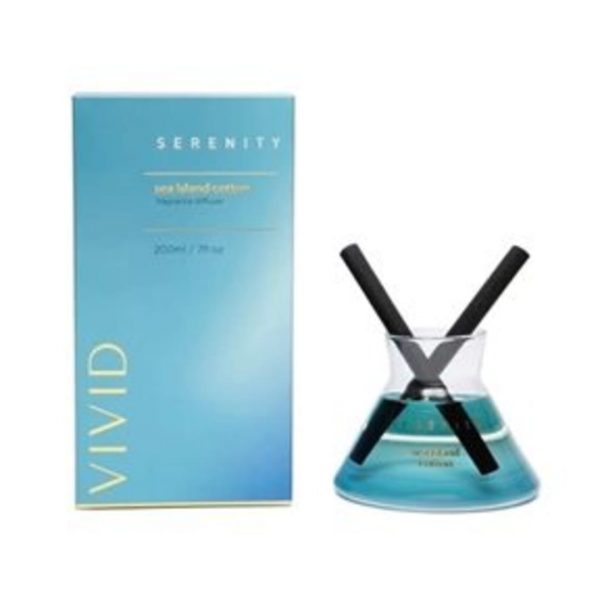 Difusor de aroma 200ml sea island cotton celeste Difusor de aroma 200ml sea island cotton celeste
