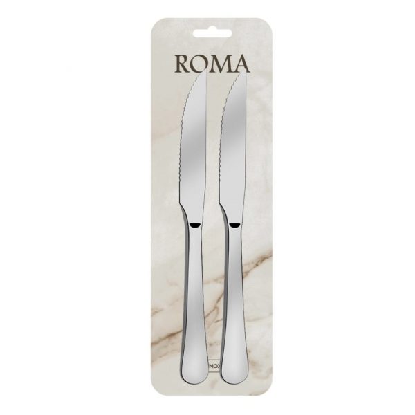 Set x2 cuchillo de carne 23cm acero roma Set x2 cuchillo de carne 23cm acero roma