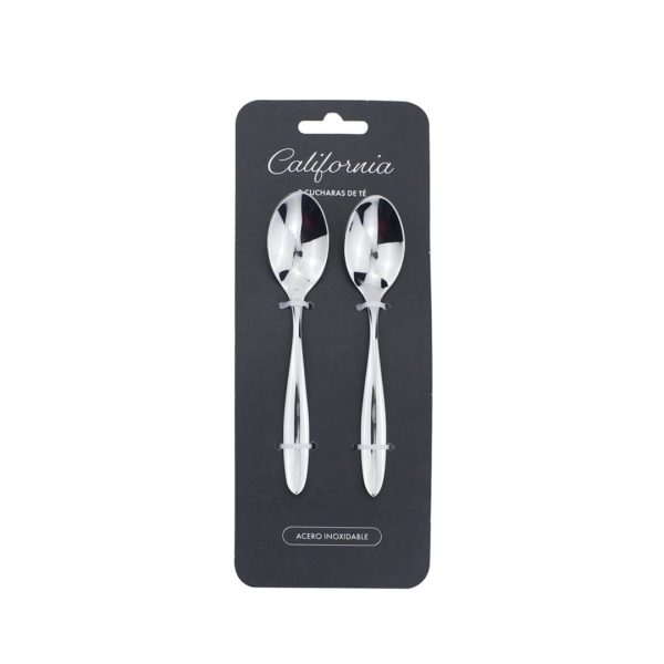 Set x2 cuchara de te 13.8cm acero california Set x2 cuchara de te 13.8cm acero california