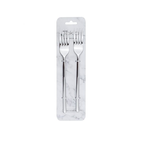 Set x2 tenedor de mesa 21cm acero tokio Set x2 tenedor de mesa 21cm acero tokio