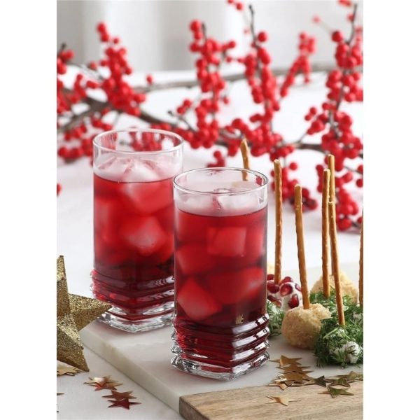 Set 6 piezas vaso t. largo 335cc elegan lav. d7/h14cm - imagen 2