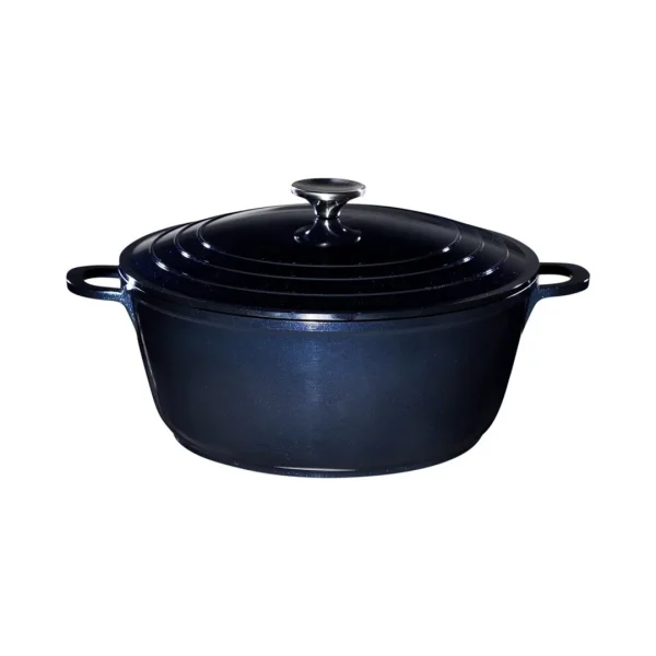 Olla c/tapa 24x11cm alum.fund.excalibur dark blue