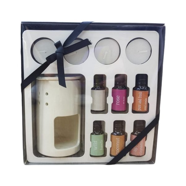 Set hornito c/esencias 10ml y velas