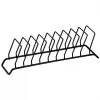 Organizador platos 8x8x28cm cromado negro