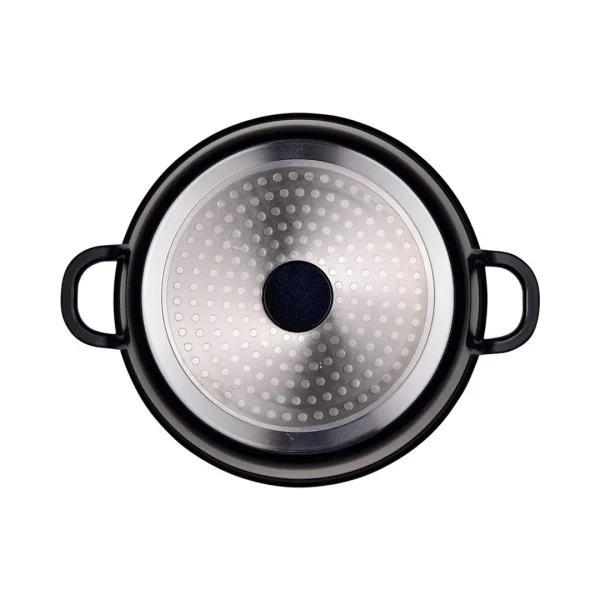 Olla c/tapa 20x9cm alum.fund.excalibur dark blue - imagen 4