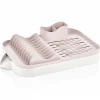 Escurridor plastico c/bandejasurtido en 3 colores celete, gris , rosa 30.5x48x12cms - imagen 3