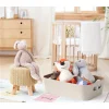 Organizador con asas 26.2x37.5x11cm ext tela crema - imagen 3