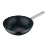 Wok 26cm alum. forjado lines blanco