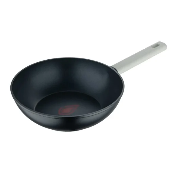 Wok 26cm alum. forjado lines blanco