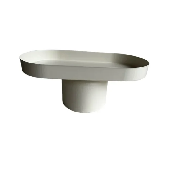 Bandeja c/soporte alto 30x15x13cm blanco Bandeja c/soporte alto 30x15x13cm blanco