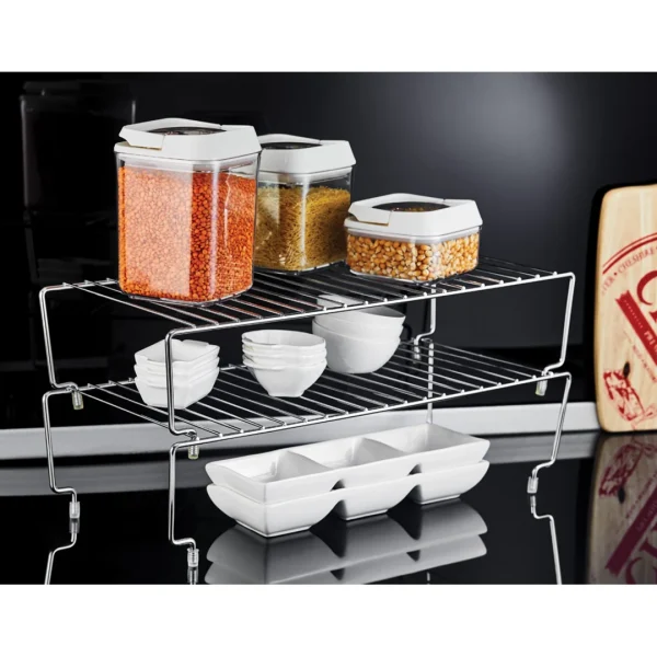 Estante organizador 10x45x12cm cromado Estante organizador 10x45x12cm cromado