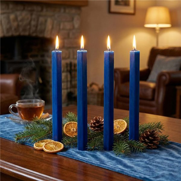 Set 4 velas 25cm soyamoo fresco primaveral - imagen 2