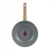 Wok 28cm aluminio forjado huerto verde bergner - imagen 4