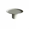 Plato soporte metálico 30x17cm blanco