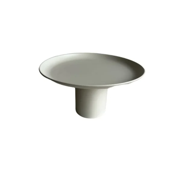 Plato soporte metálico 30x17cm blanco Plato soporte metálico 30x17cm blanco