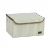 Caja organizador rec c/tapa 40x30xh22cm pana crudo