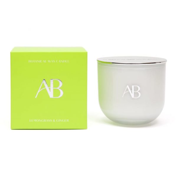 Vela aromatica 340g lemongrass/ginger blanco